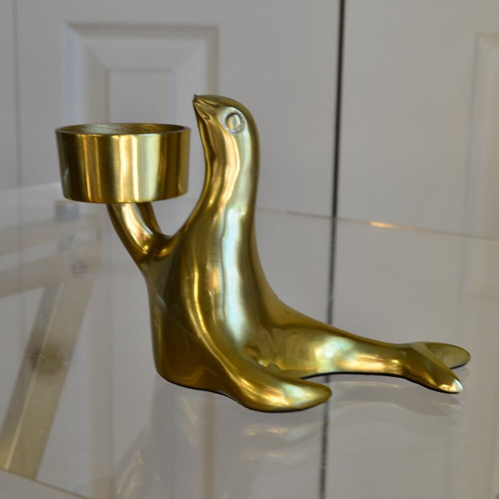cb2 henry seal tealight candle holder - Picture 5 of 8